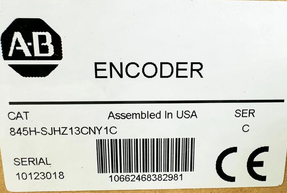 New Allen Bradley 845H-SJHZ13CNY1C Ser C Incremental Encoder 5V DC