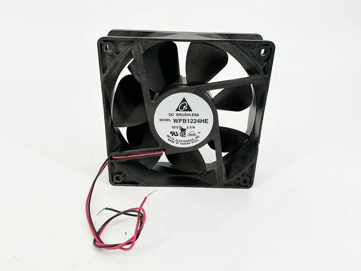 New Delta WFB1224HE DC Brushless Fan 24V 0.37A 2 Wire - No Box