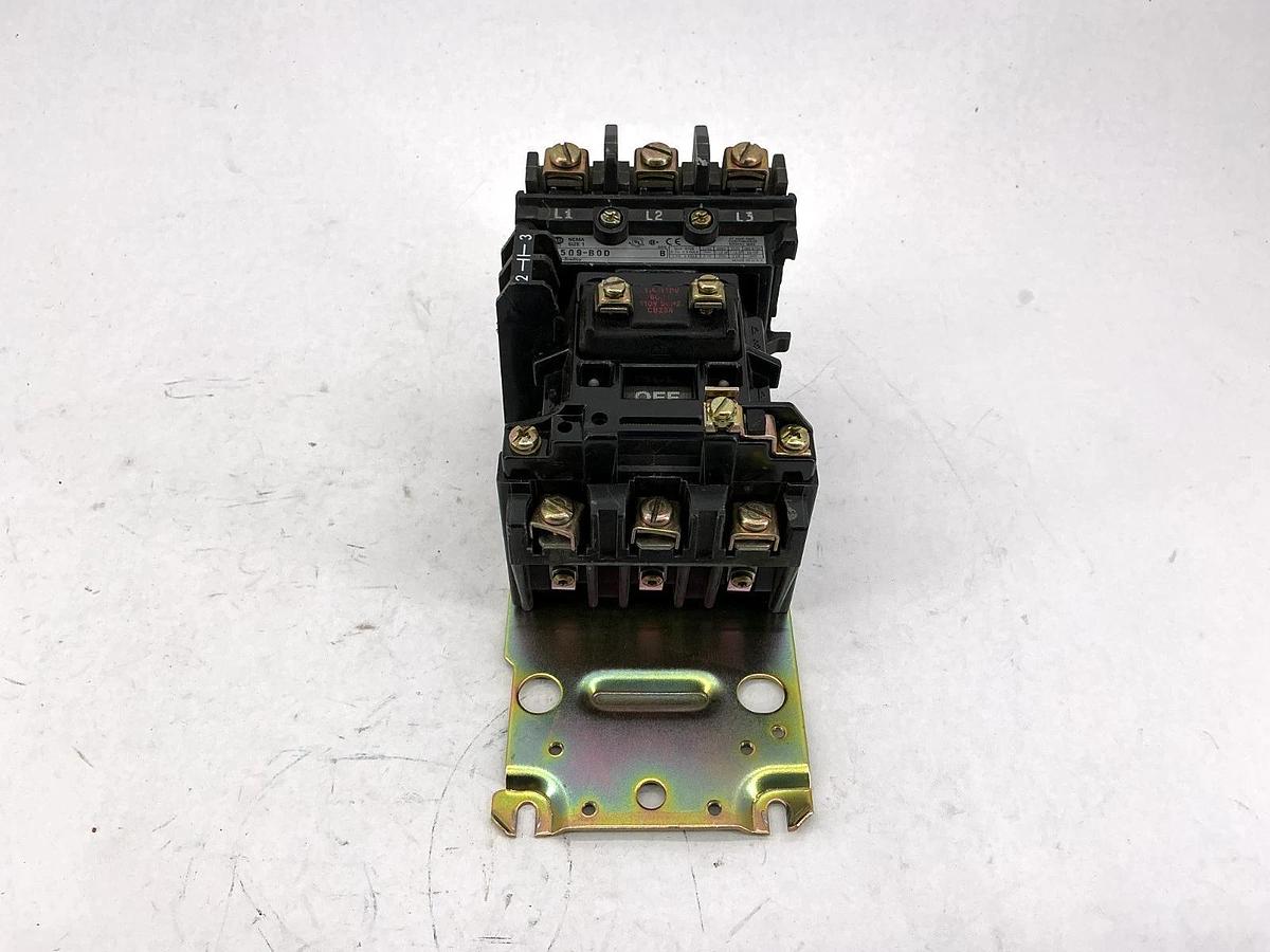 Used Allen Bradley 509-BOD Series B Starter 110/120V 50/60HZ