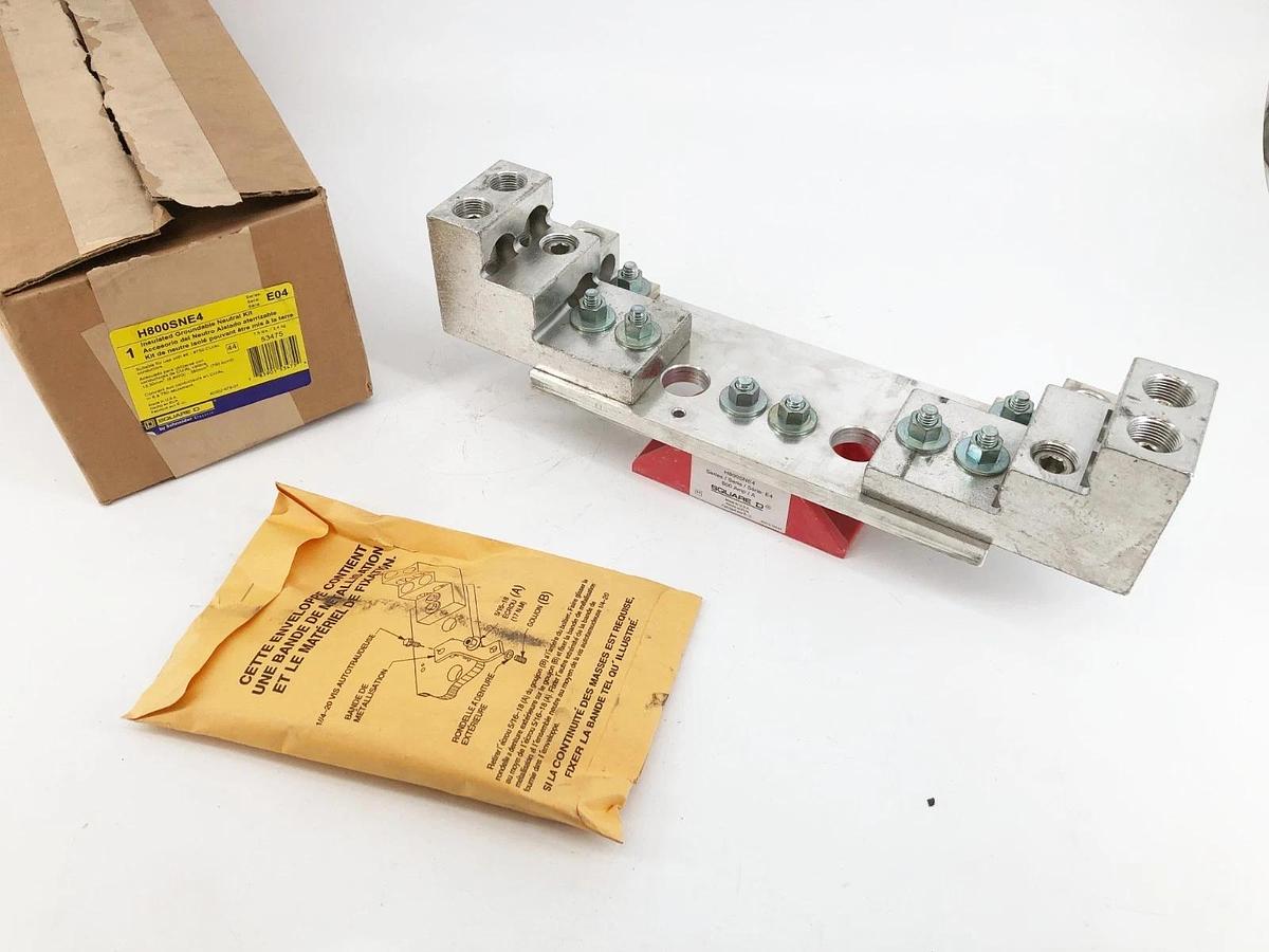 New Square D H800SNE4 Insulated Groundable Neutral Kit E04 Series