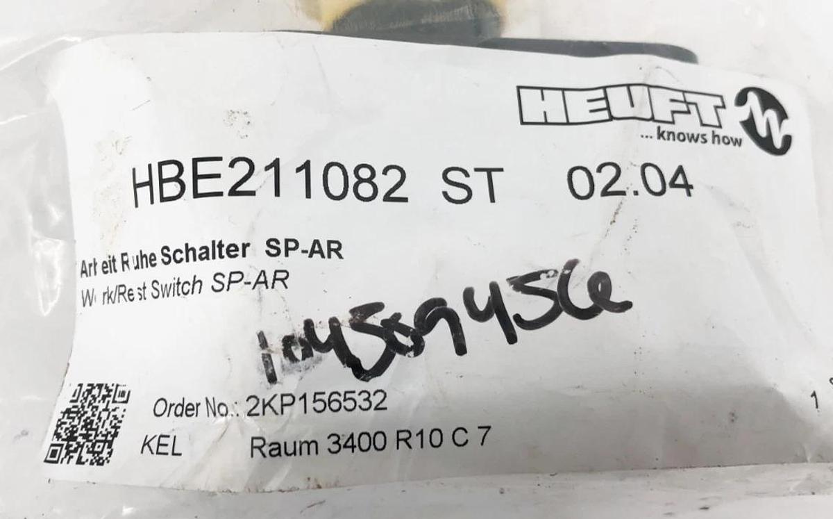 New Heuft HBE211082-ST-02.04 Work/ Rest Switch 2KP156532