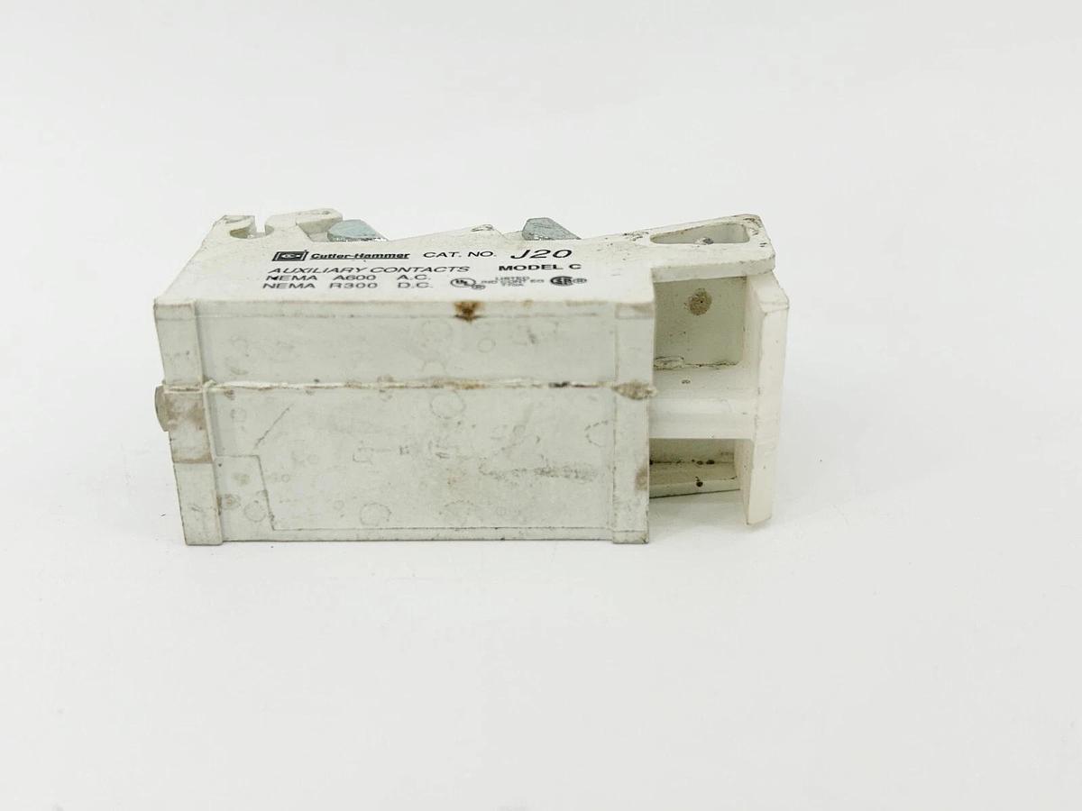 Used Cutler-Hammer J20 Auxiliary Contact 9084A17G02 Model C