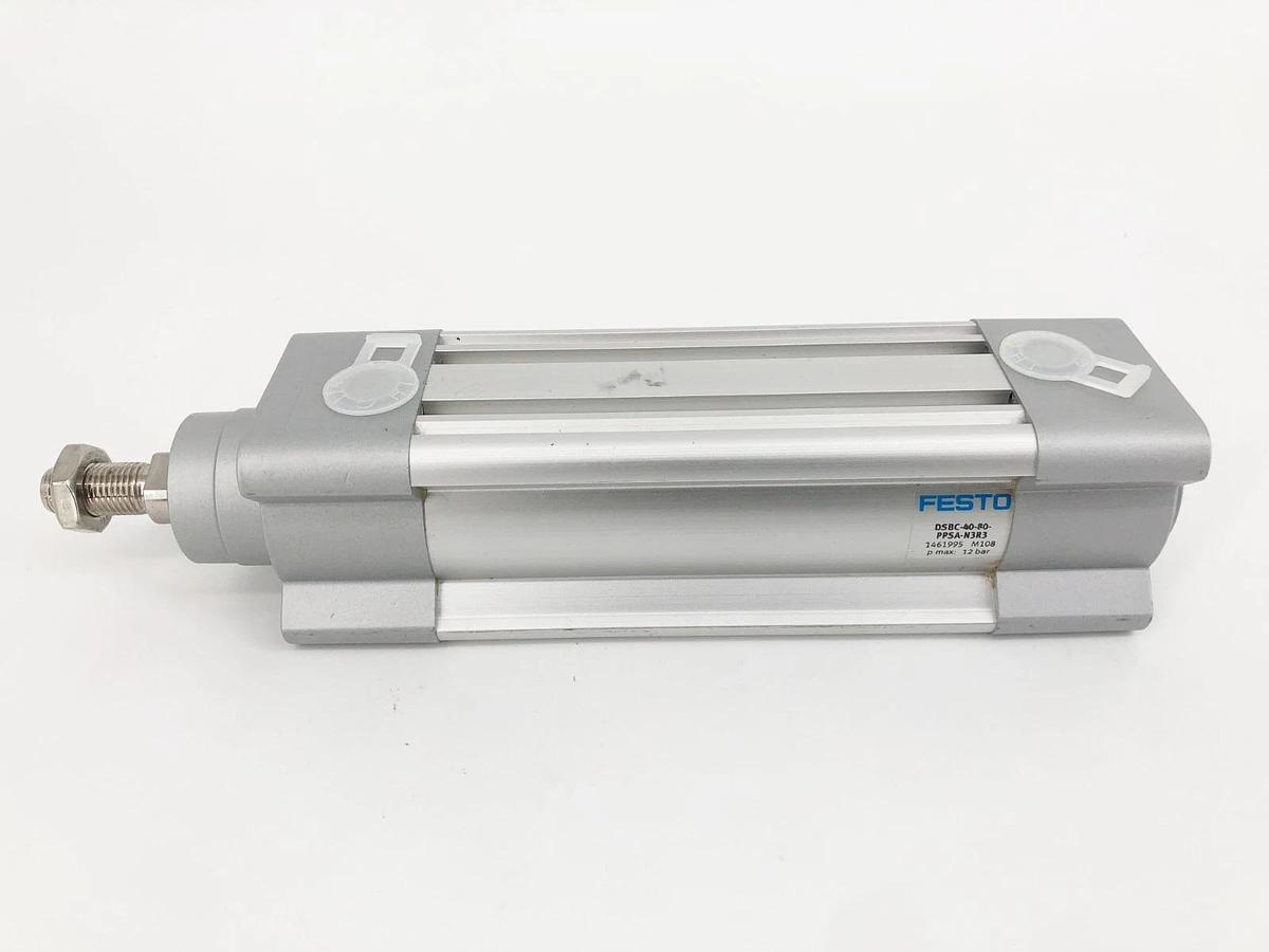 New Festo DSBC-40-80-PPSA-N3R3 Cylinder 40mm Bore 80mm Stroke 1461995 - No Box