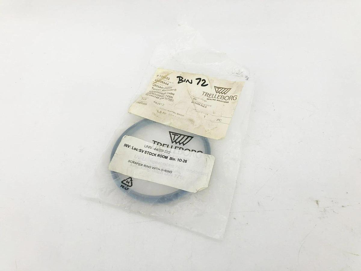 New Buhler UNN-44029-222 Scraper Ring With O-Ring