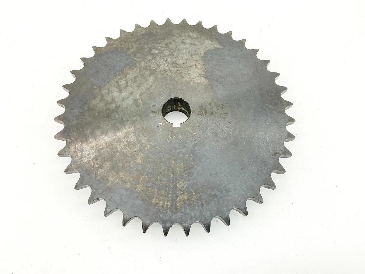 New 50B40LGHR-C Sprocket 40 Tooth .989" Bore .249"Keyway - No Box