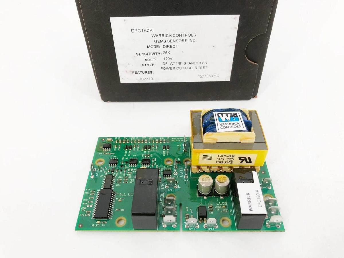 New Warrick Controls Gem Sensors DFC1B0K Dual Function Liquid Level Control