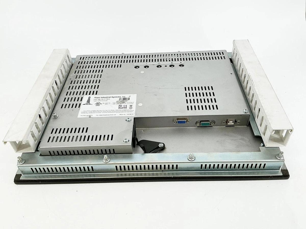 Used Hope Industrial Systems HIS-ML15-CTBG 15" Touch Screen 240V 50/60Hz 0.25A