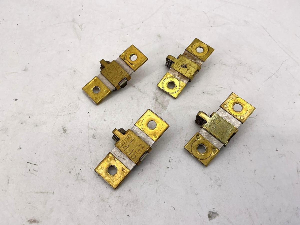 Used Lot of 4 Square D B4.15 Overload Relay Terminal Unit