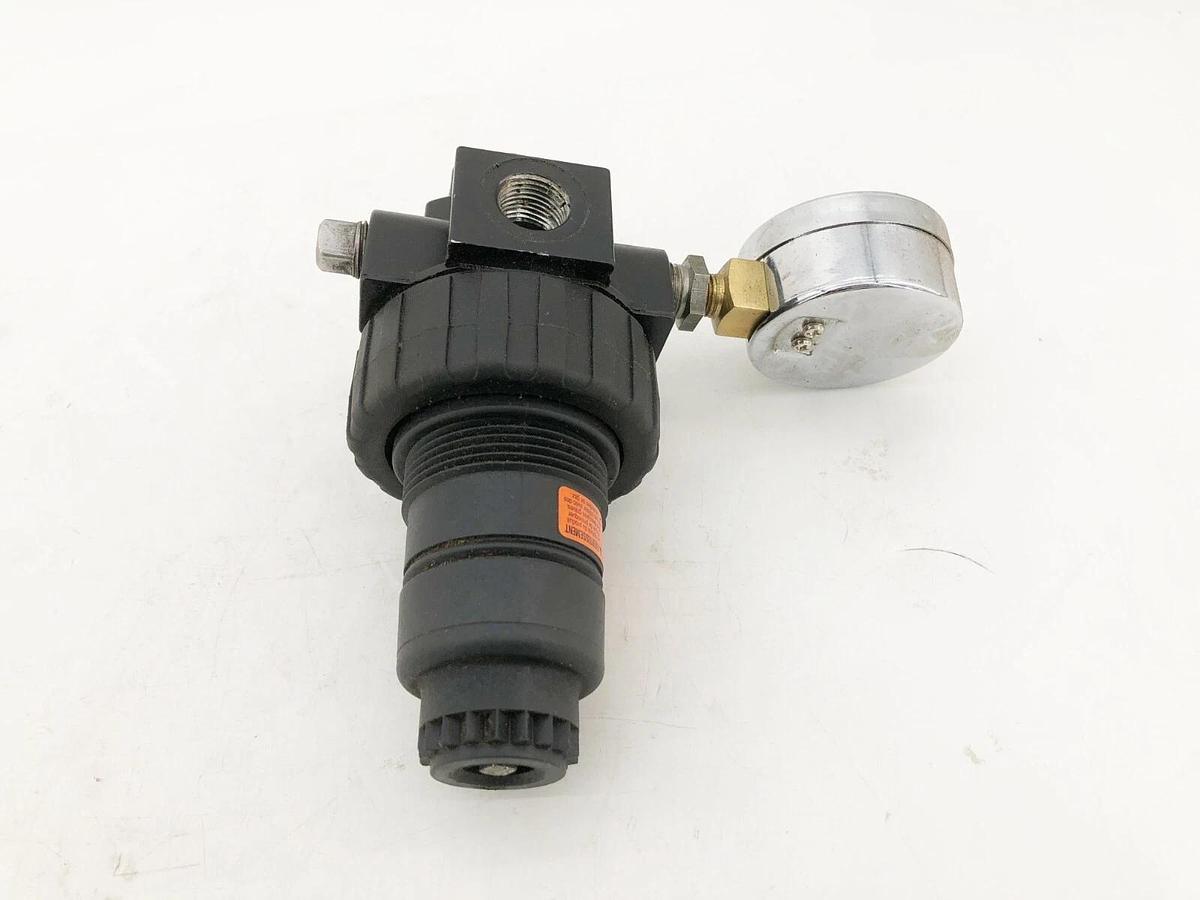 Used Parker 06R213AC Regulator Valve With Gauge 250 PSI 175F