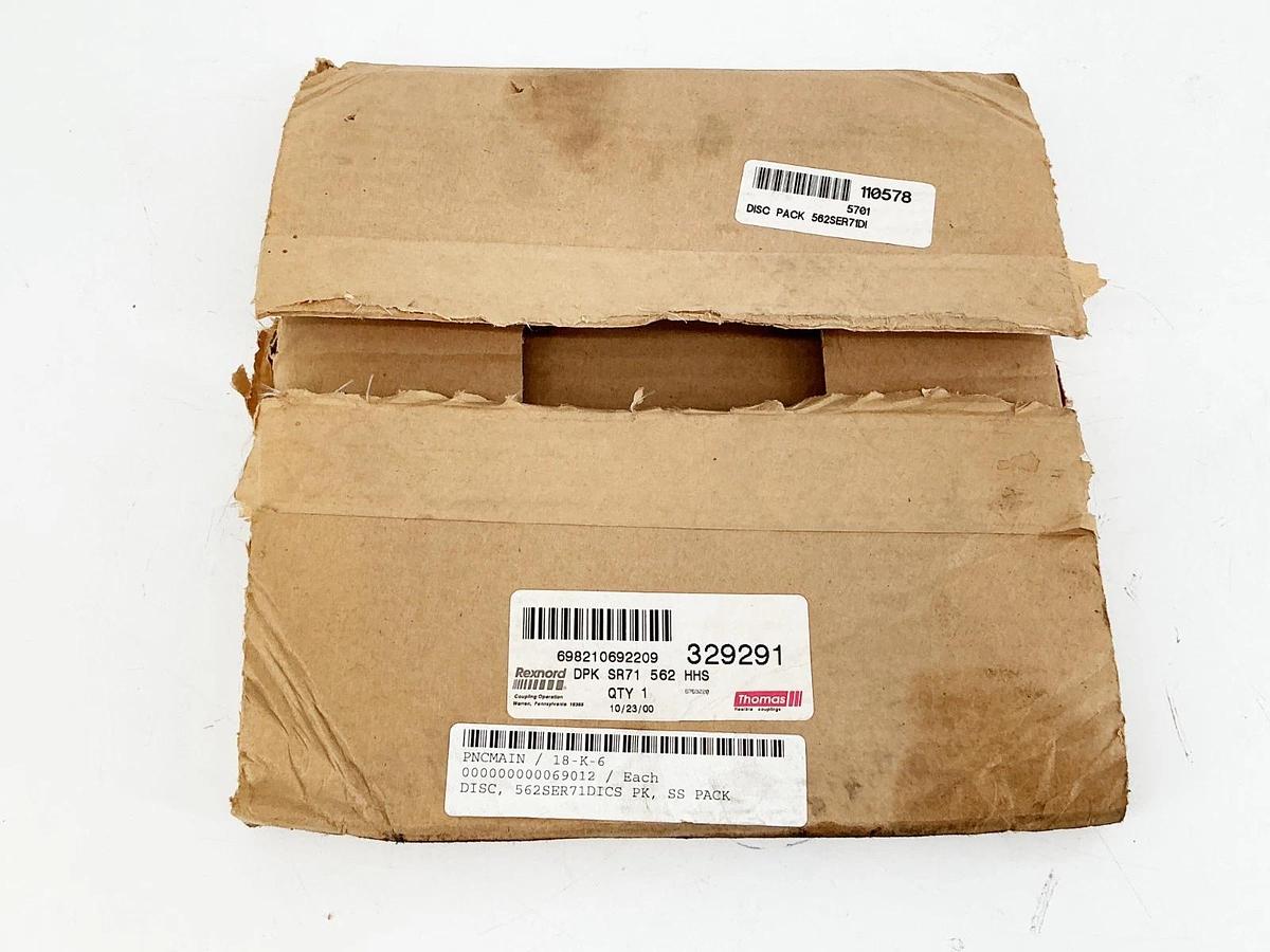 New Rexnord 329291 Flexible Coupling Disc Pack DPK SR71 562 HHS