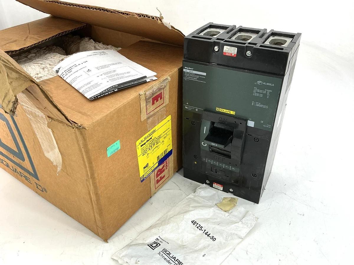 New Square D LAL3640036M Mag-Gard Motor Circuit Protector 3P 400A 600V 50/60HZ