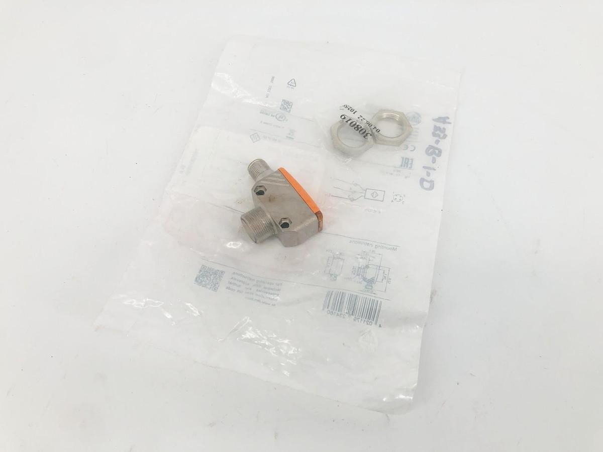 New IFM OGS280 Sensor Transmitter 10-30VDC M12 Right Angle
