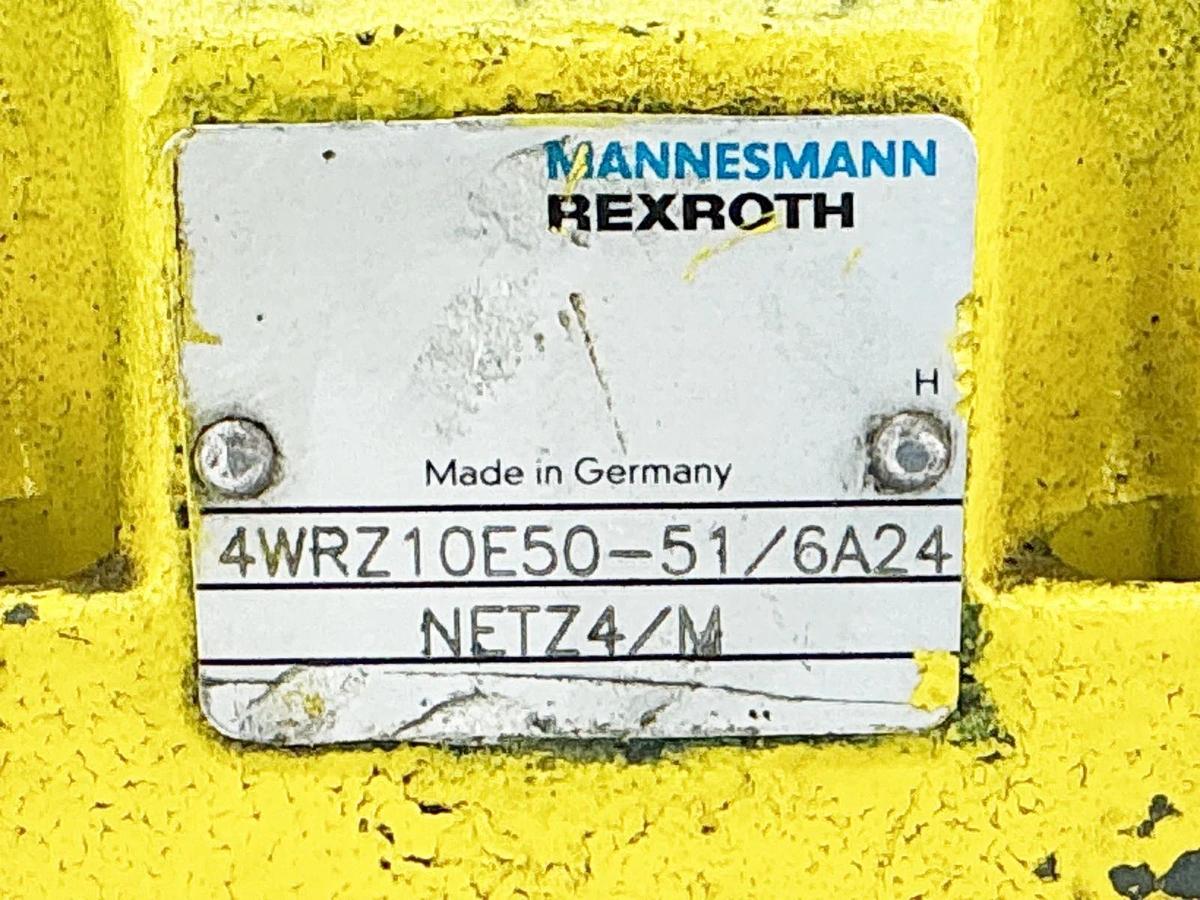 Used Rexroth 4WRZ10E50-51/6A24 NETZ4/M Pilot Base Valve