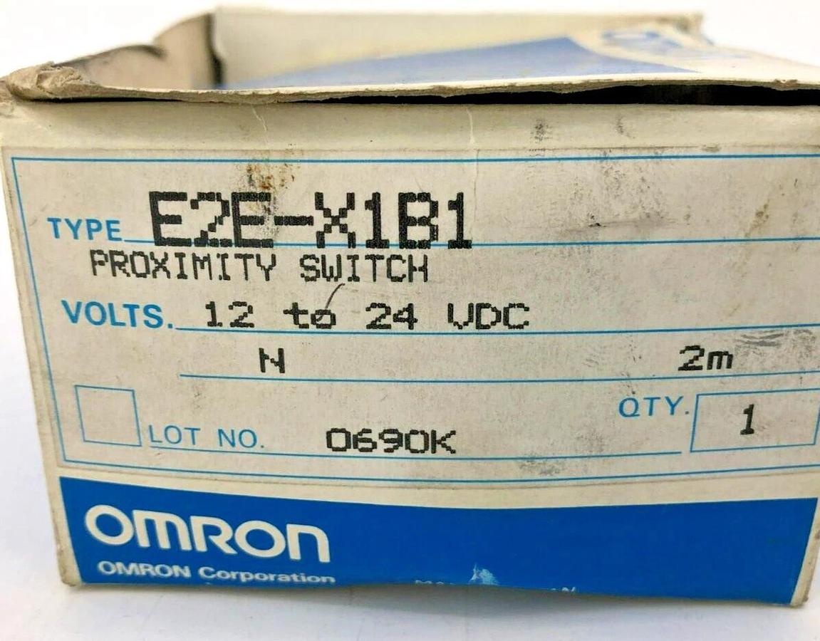 New Omron E2E-X1B1 Proximity Switch 12 to 24 VDC