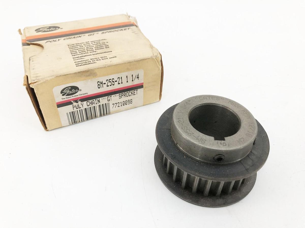 New Gates 8M-25S-21 1 1/4 Poly Chain GT Sprocket 77210098