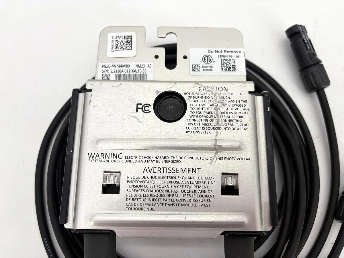 New SolarEdge P850-4NM4MBX Power Optimizer 850W 5-85V 18A