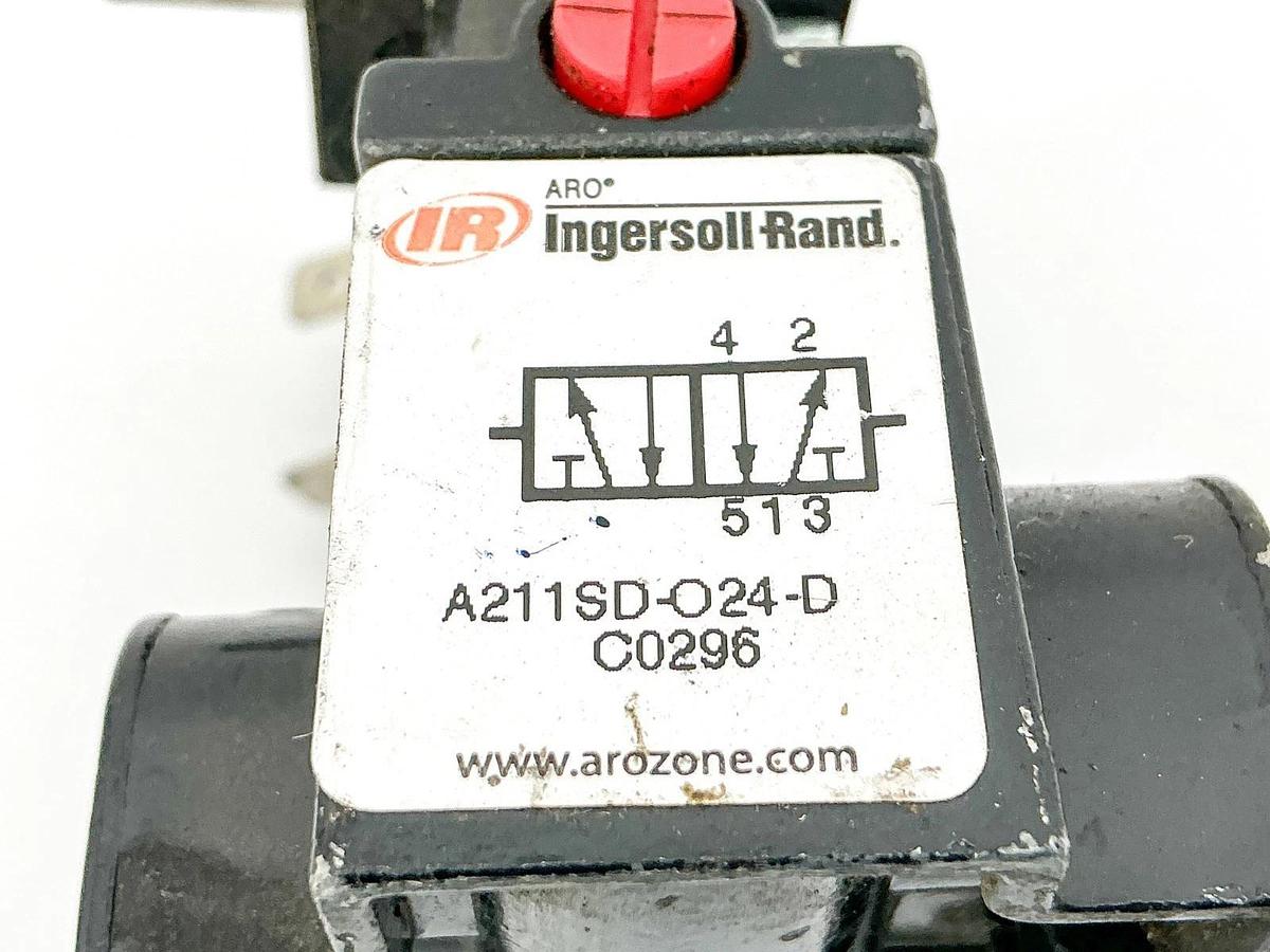 Used ARO A211SD-O24-D Solenoid Valve 24VDC 48VAC 4.8W