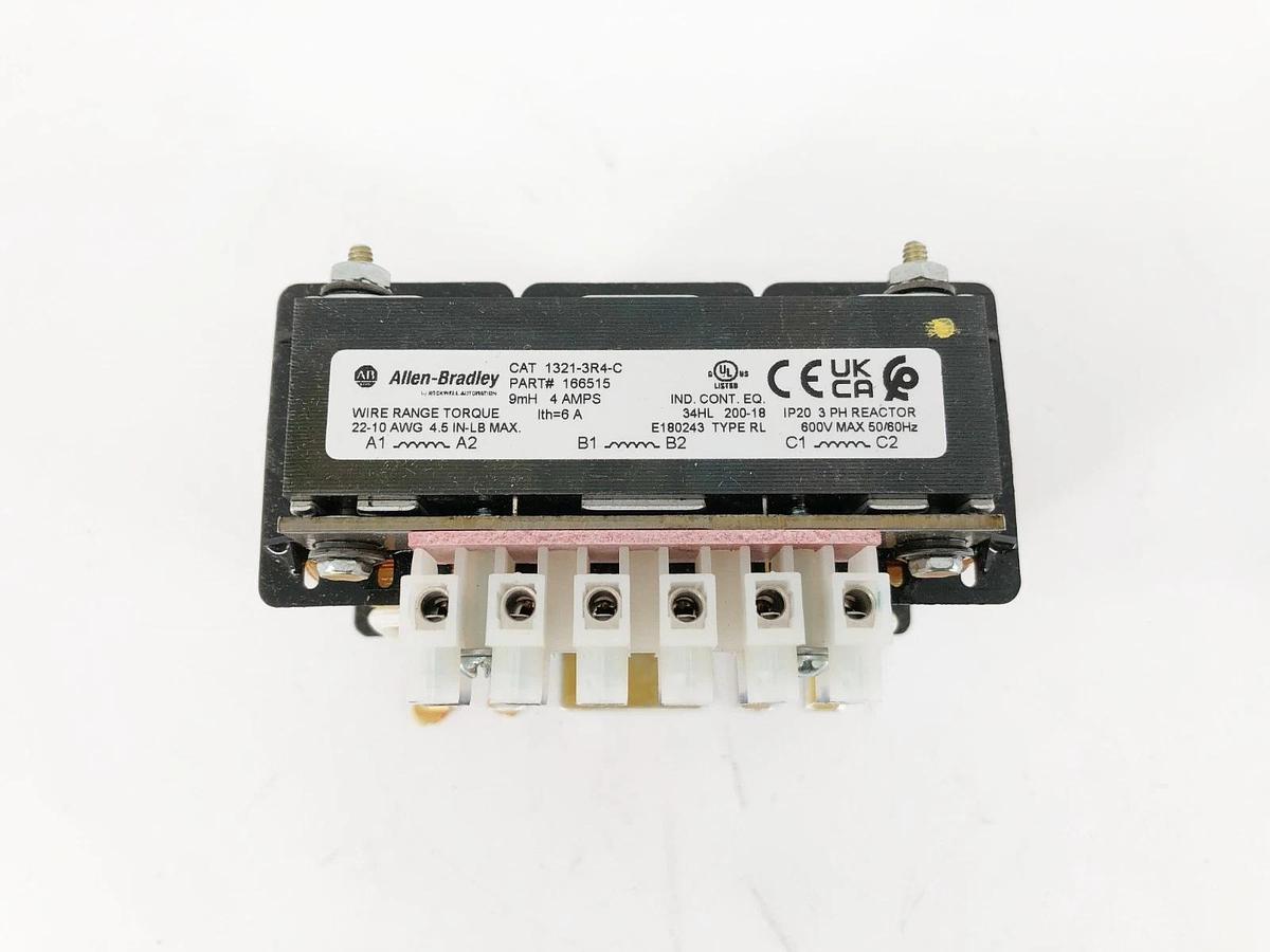 New Allen Bradley 1321-3R4-C Line Load Reactor 4A 600V 3PH 166515