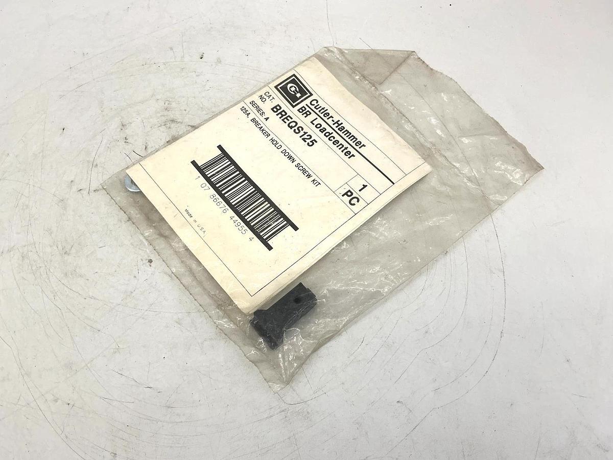 Lot of 2 New Cutler-Hammer BREQS125 Ser A Breaker Hold Down Screw Kit 125A