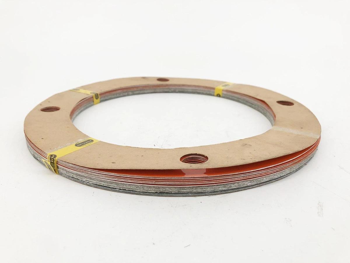 New Artus Shim Set Aluminum Blue Silver Orange 4-Hole 13" OD 9-1/4" ID - No Box