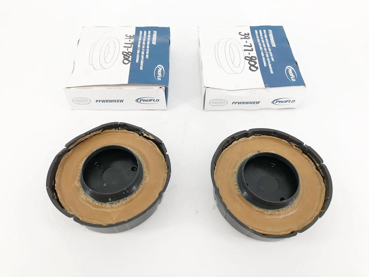 Lot of 2 New Pro-Flo PFWRWHXW Wax Rings w/ Horn and Extra Wax