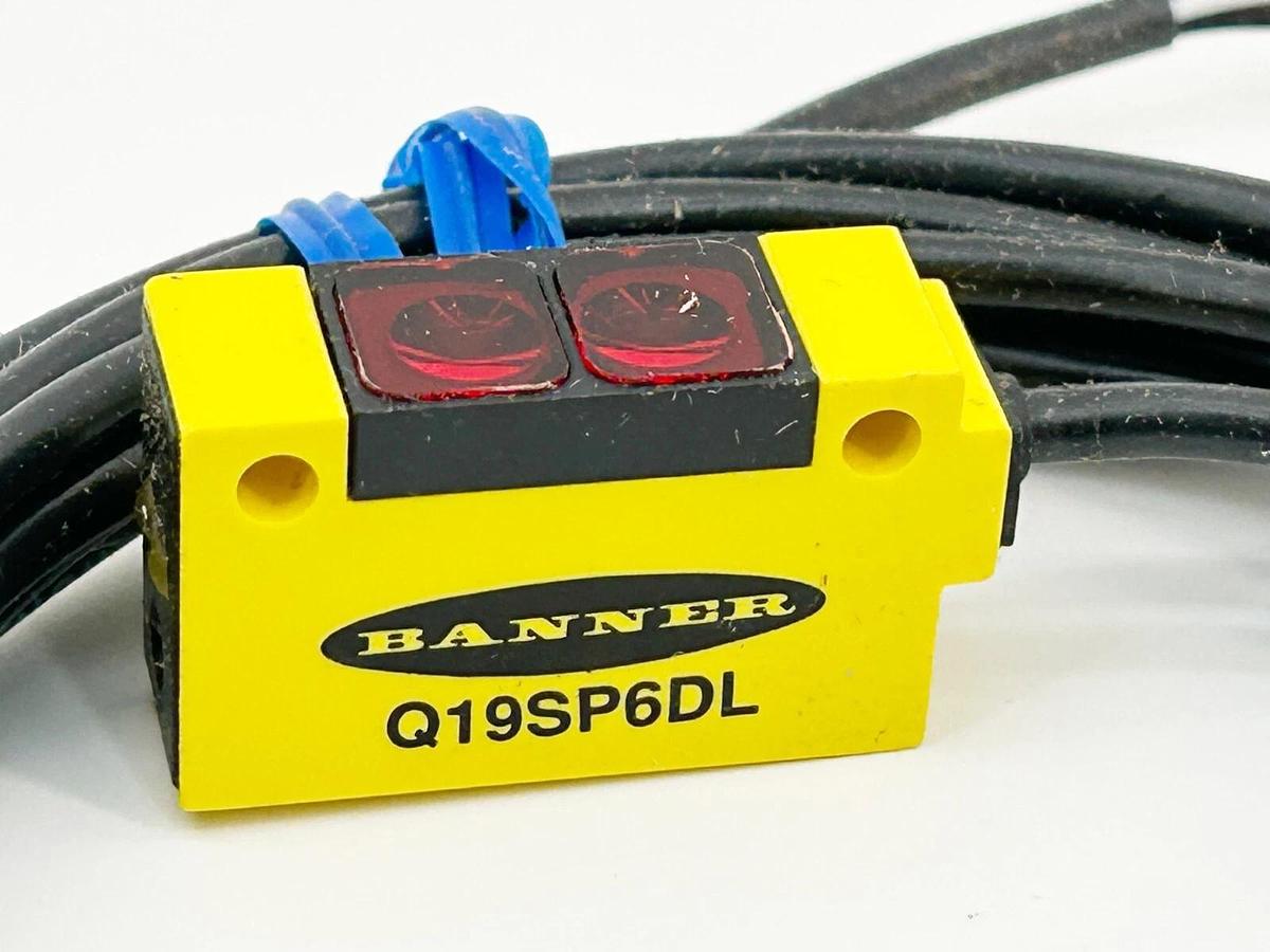 New Banner Engineering Q19SP6DL Photoelectric Sensor 39" Range 30VDC 31617
