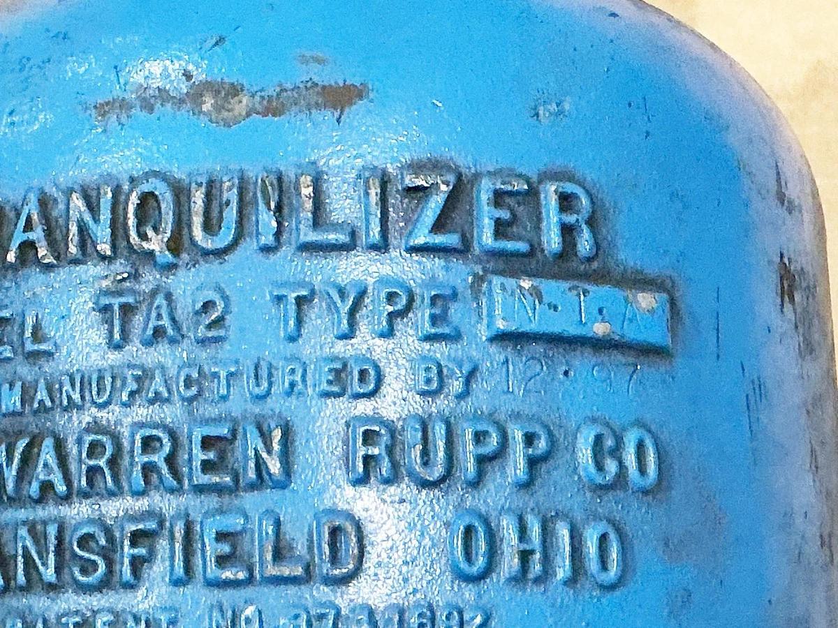 Used Tranquilizer TA2N1A Air Operated Diaphragm Pump 100PSI 7Bar