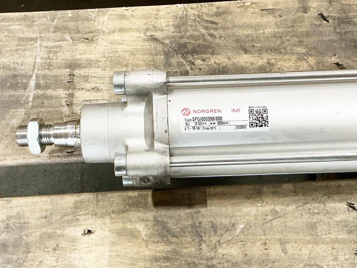 New Norgren SPG/00539B/800 Pneumatic Cylinder 1-16Bar 63mm 800mm 2278383