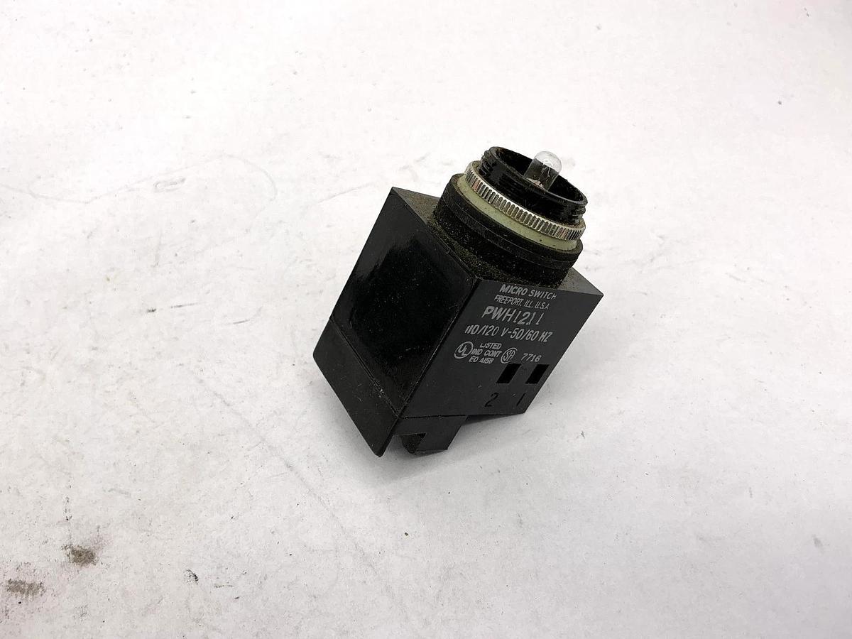 New Honeywell PWH1211 Micro Switch Illuminated Pushbutton 120V