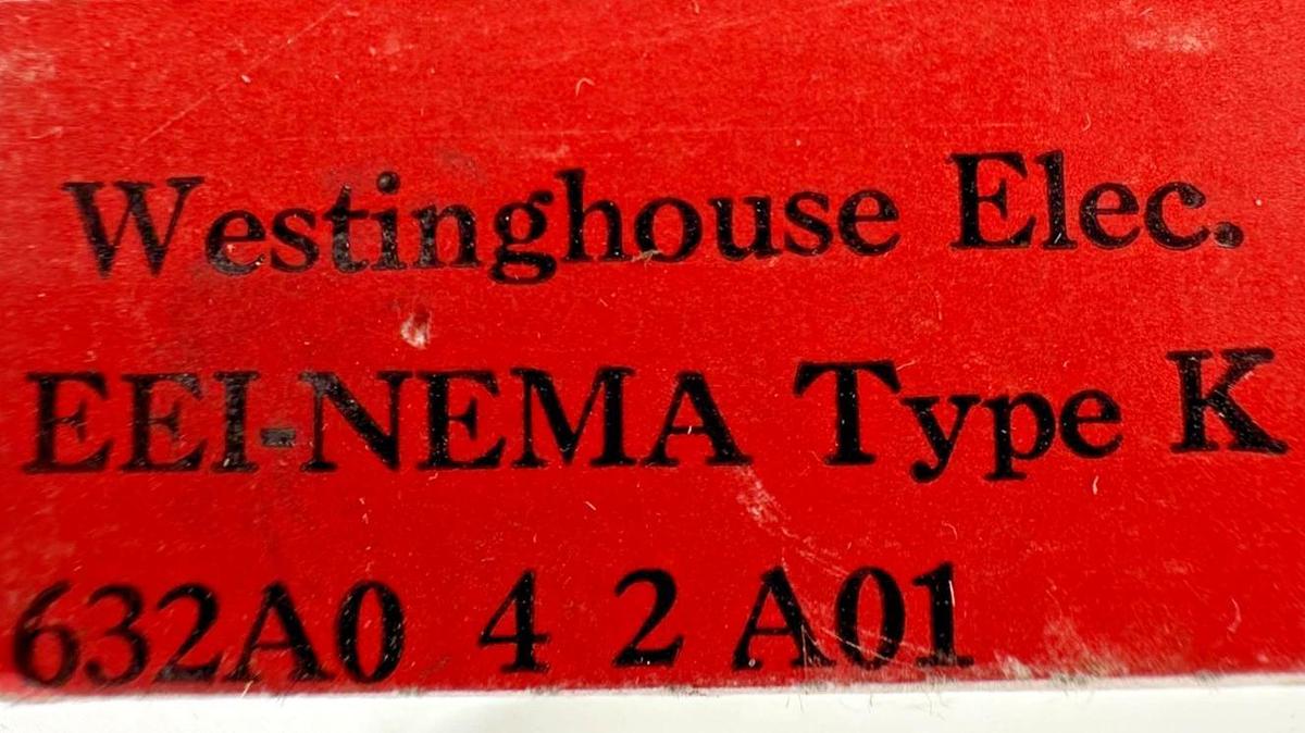 Lot of 3 New Westinghouse 632A0-4-2-A01 Fuse Link EEI-NEMA Type K