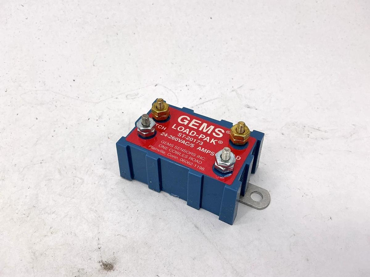 New Gems Sensors 20173 Load-Pak Relay 120/240V-5A Terminal