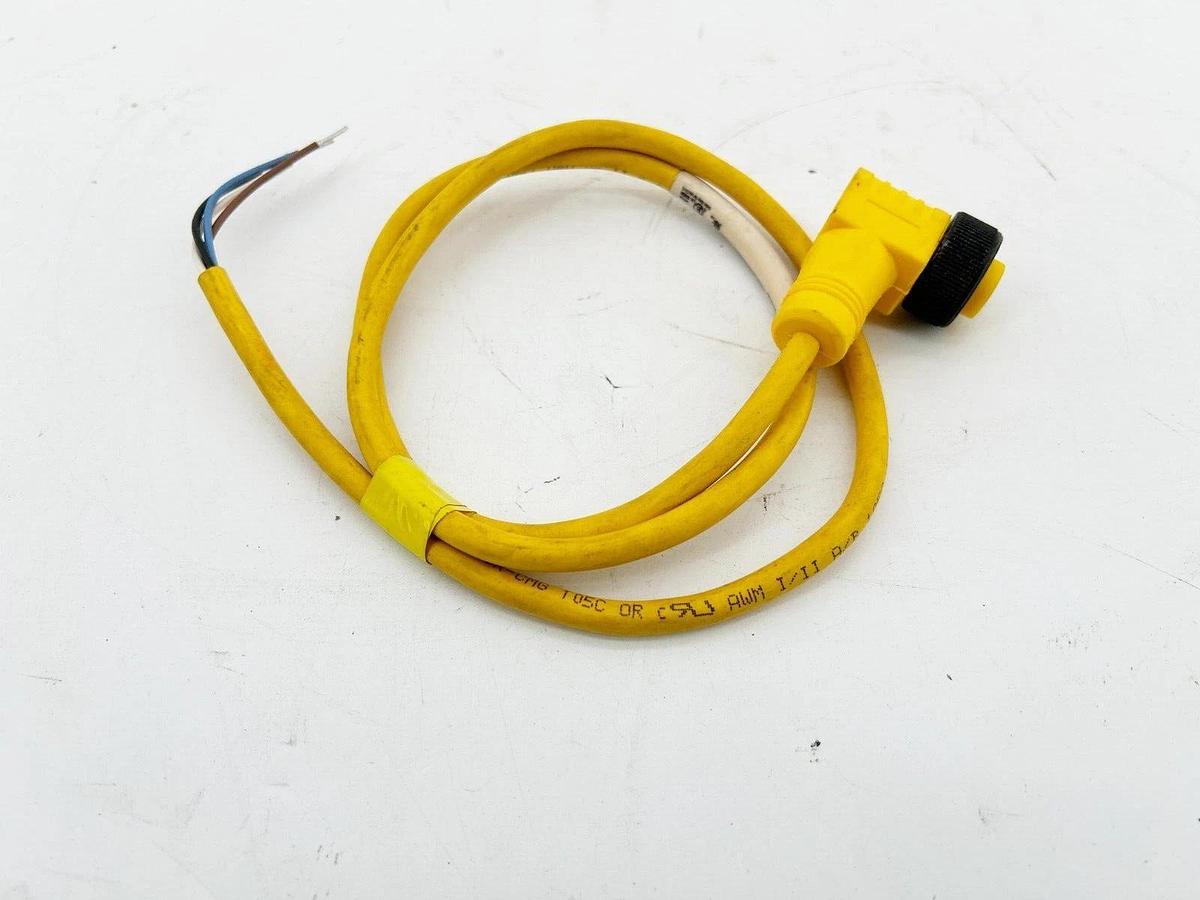 Used Turck WK 40-1M Single Ended Cordset Mini Fast 4 Pin U0928-1