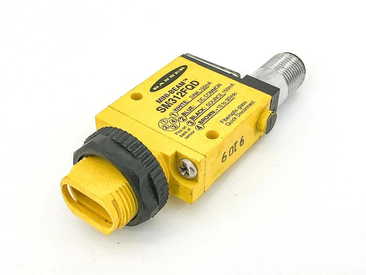 New Banner SM312FQD Mini-Beam Photoelectric Sensor 10-30VDC 150mA - No Box