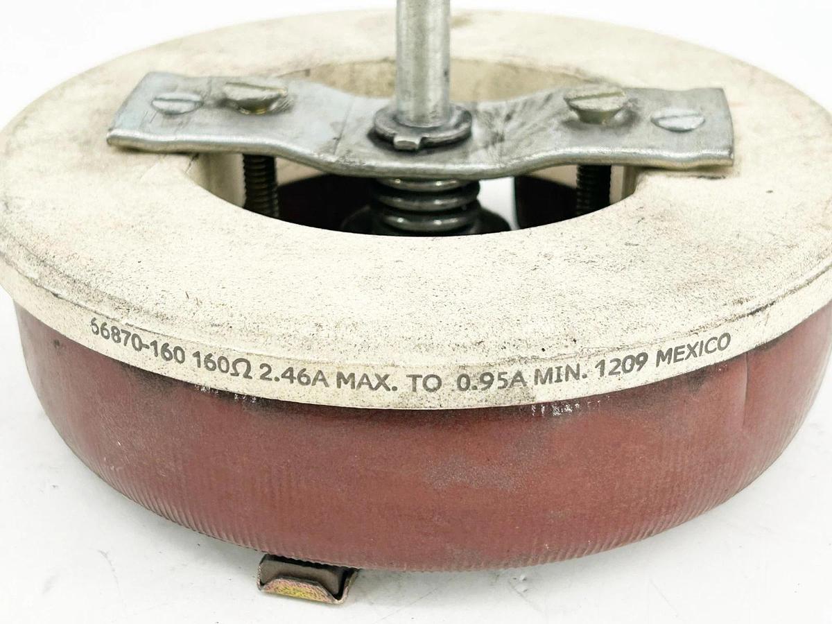 Used 66870-160 Rheostat Resistor 160OHMS 2.56A Max