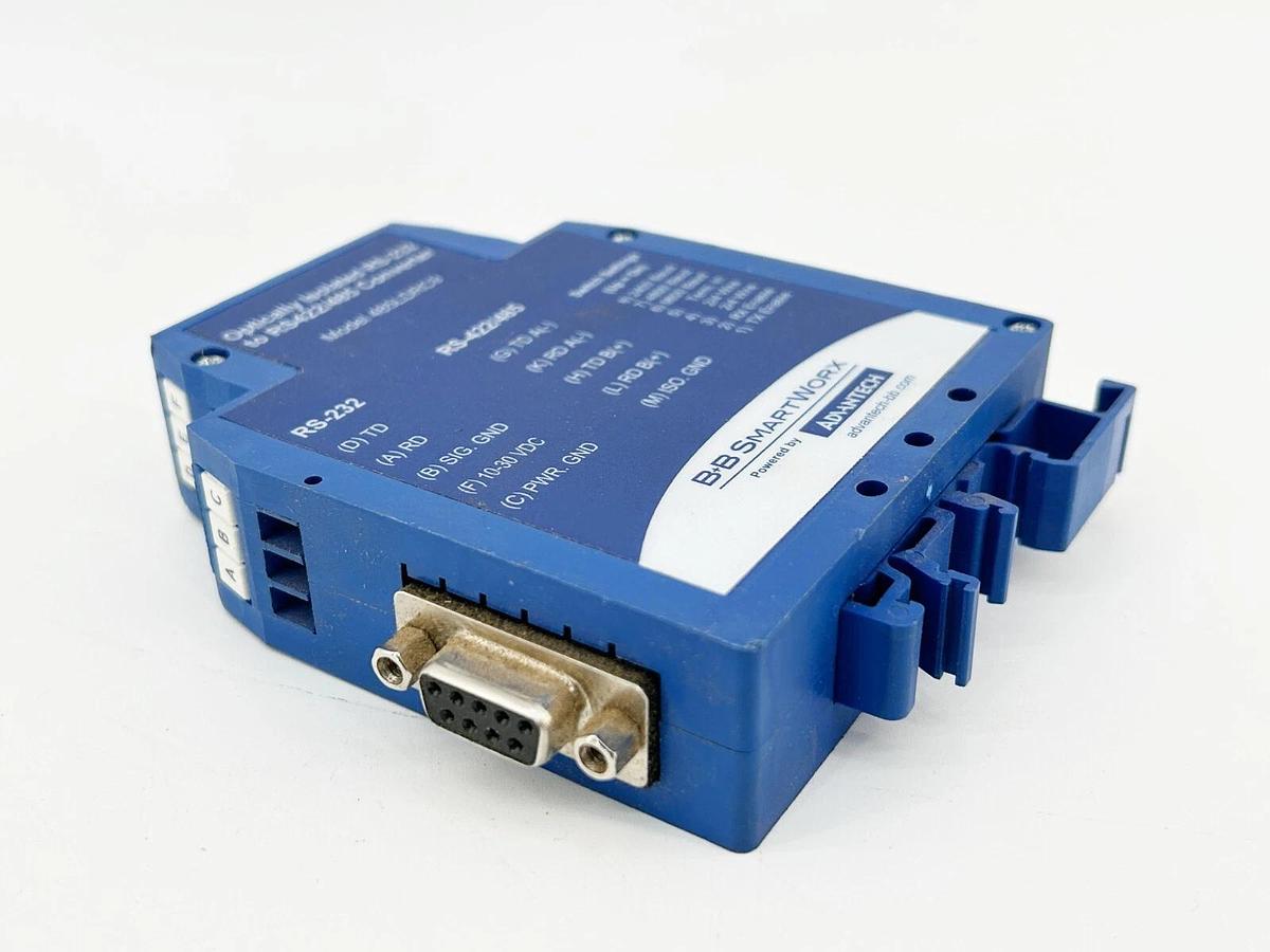 Used B&B Smartworx 485LDRC9 Optically Isolated RS-232 to RS-422/485 Converter