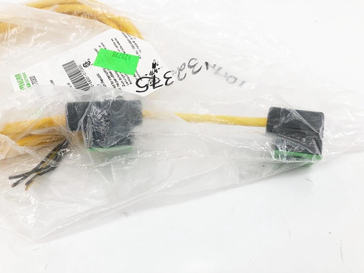 New Murr Elektronik 7000-58001-017300 Cable MSUD Double Valve Plug Form A 18mm
