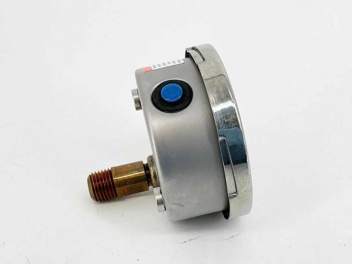 New Ashcroft 25-1009-AW-02B-30# Pressure Gauge 2-1/2" 30PSIG 1/4" NPT 316 Tube