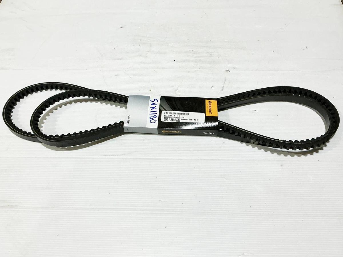 New Continental 5VX1180 VX HY-T Belt 118" Length .62" Width Cogged- No Box