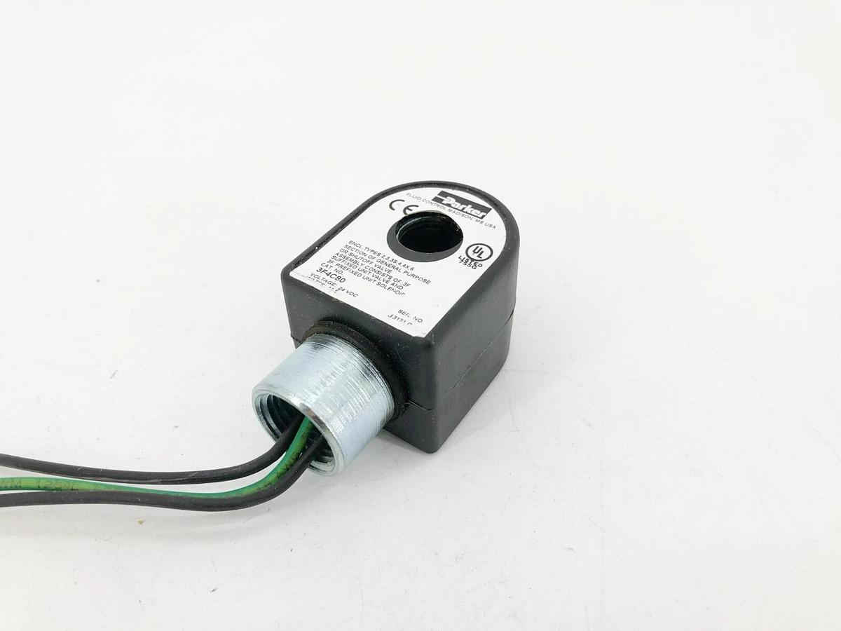New Parker 3F4C80 Solenoid Coil 24VDC 11.5W - No Box