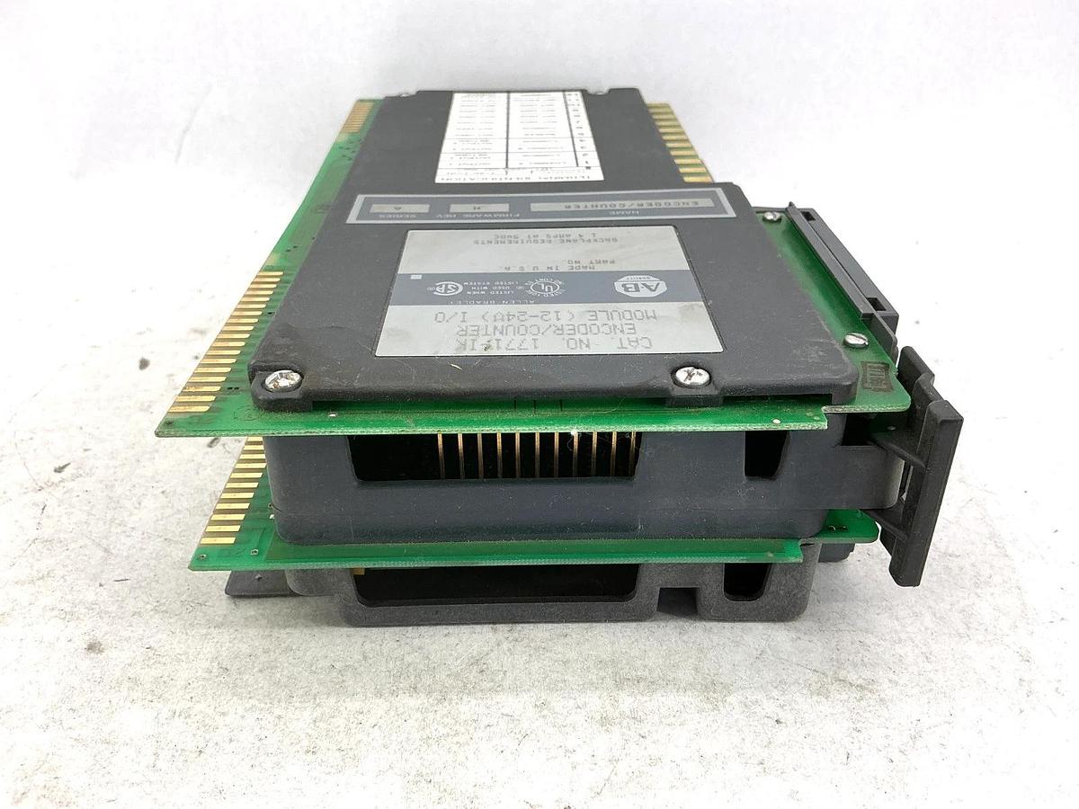 Used Allen Bradley 1771-IK Ser A Encoder / Counter Module I/O 1.4A 12-24V