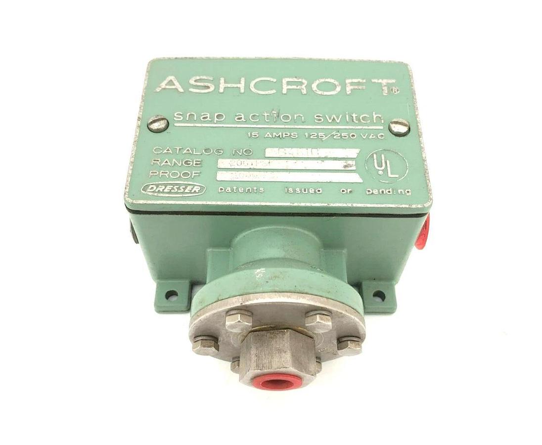 New Ashcroft B461B Snap-Action Switch 15A 125/250VAC