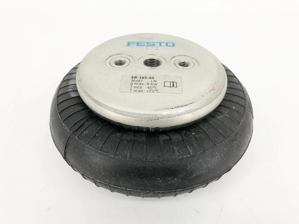 New Festo EB-165-65 Bladder Cylinder 65mm Stroke 1/4" 8 bar 36487 - No Box