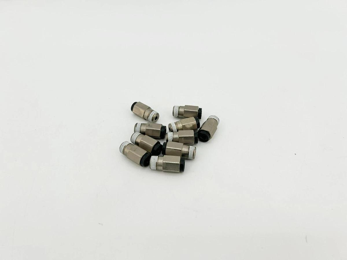 Lot of 10 New Lawson 87619 Male Connectors, 3/16" x 1/8", 290PSI