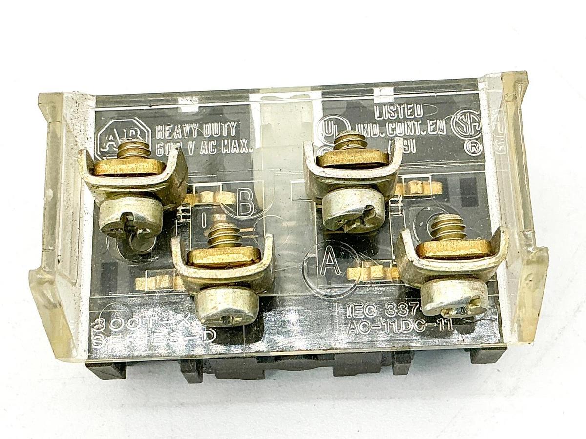 New Lot of 4 Allen Bradley 800T-XA Contact Block Ser.D - No Box