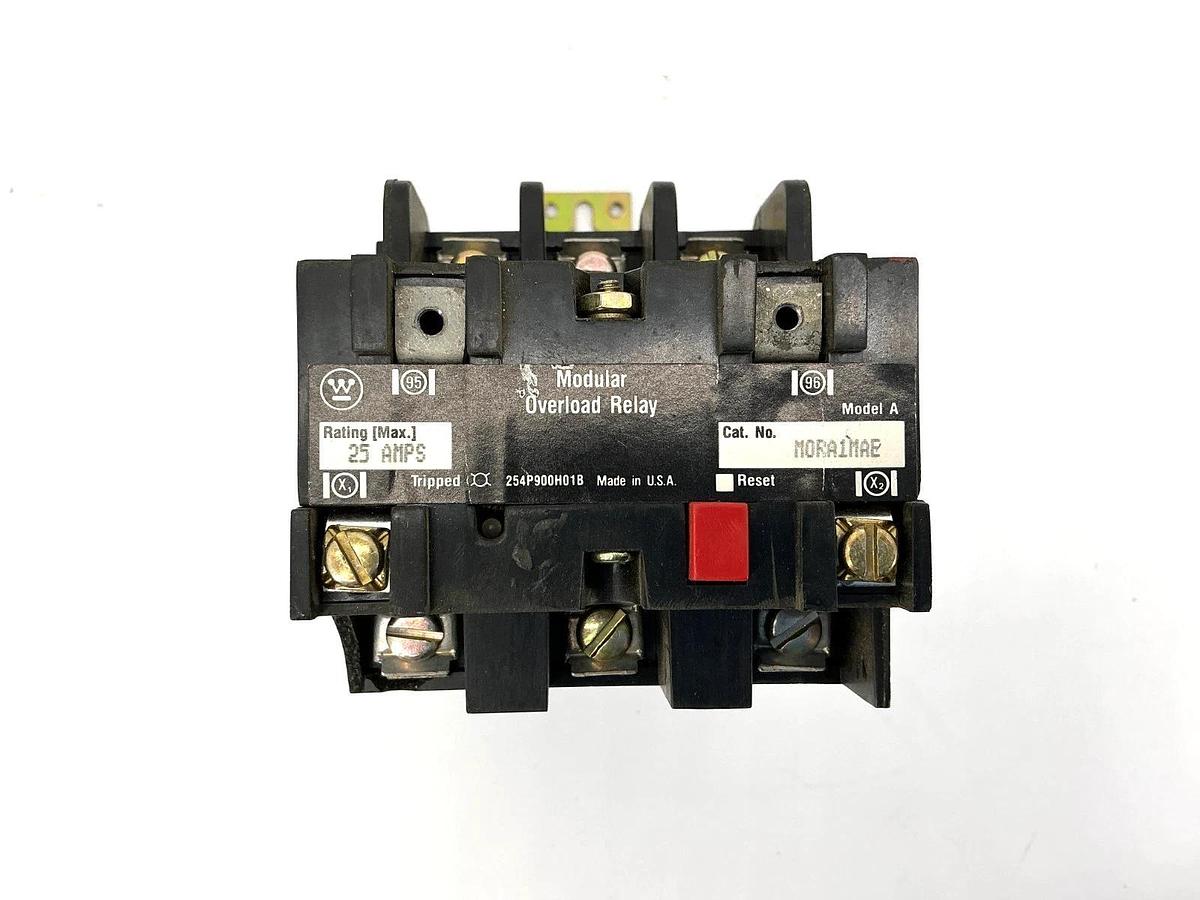 New Westinghouse MORA1MAE Modular Overload Relay 25A 600VAC 1373D02G34 - No Box
