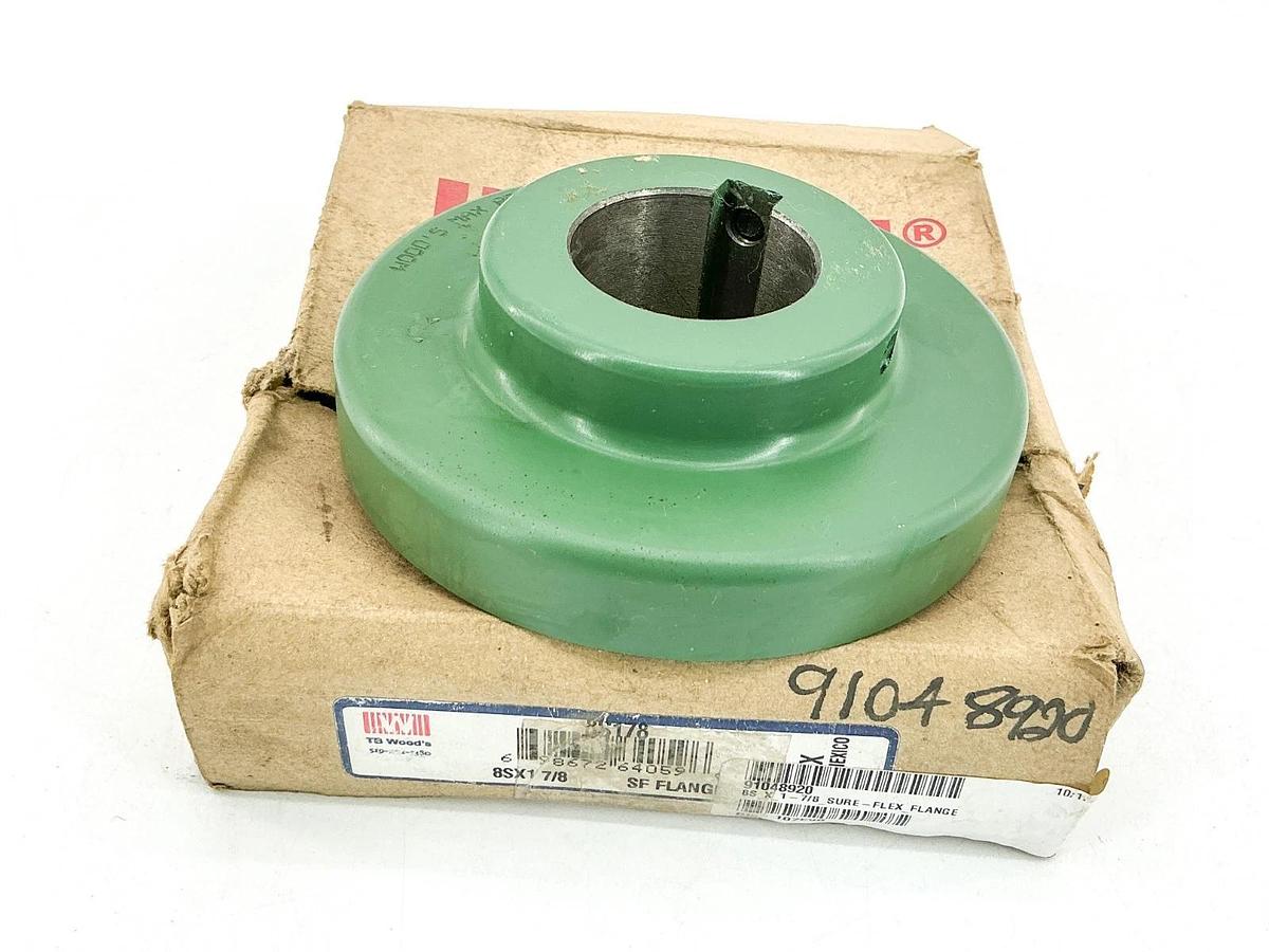 New TB Woods 8S178 SF Coupling Flange 4500RPM 7/8" Bore
