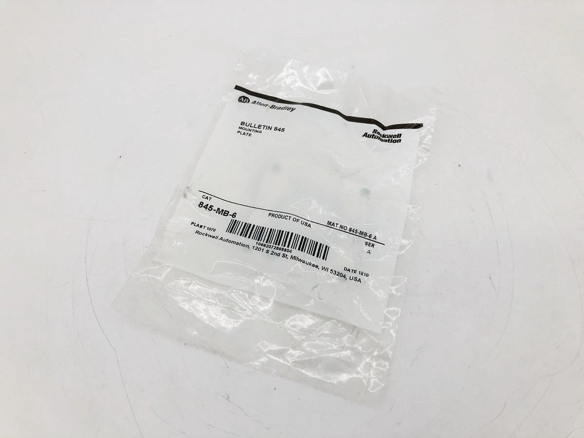 New Allen-Bradley 845-MB-6 Ser. A Mounting Plate