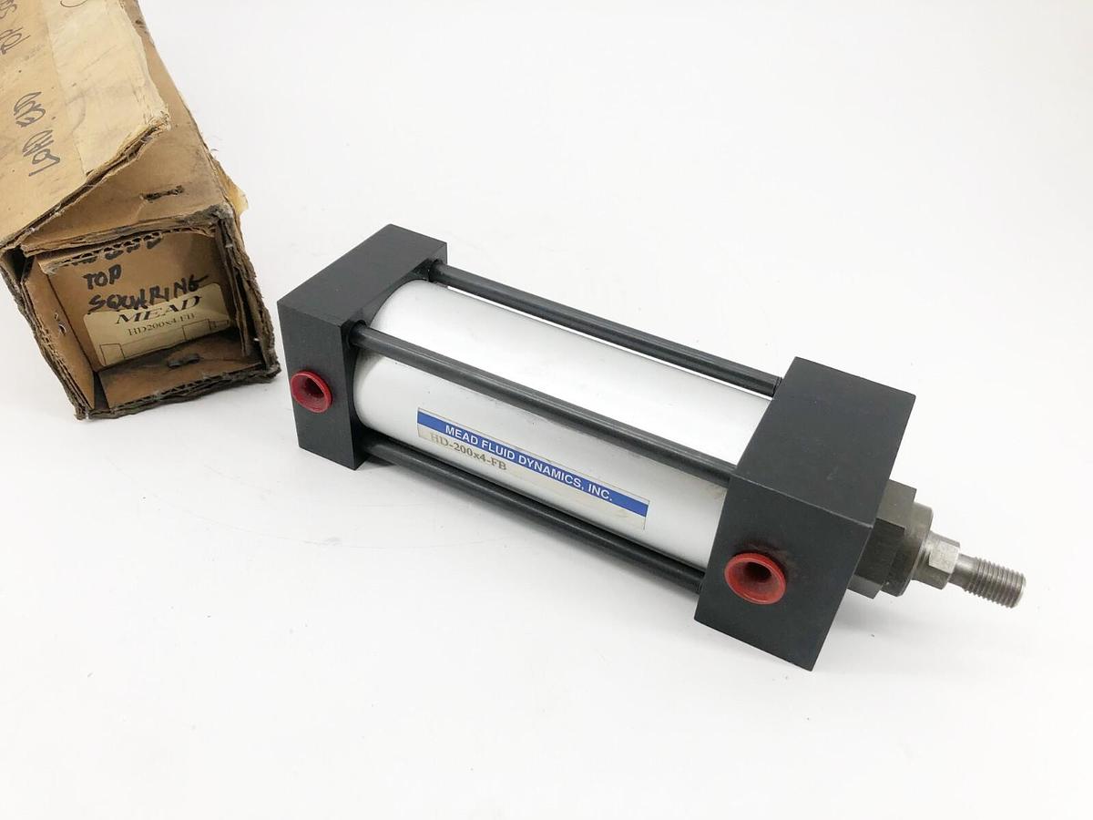 New Mead HD200x4.FB Pneumatic Cylinder 2" Bore 4" Stroke