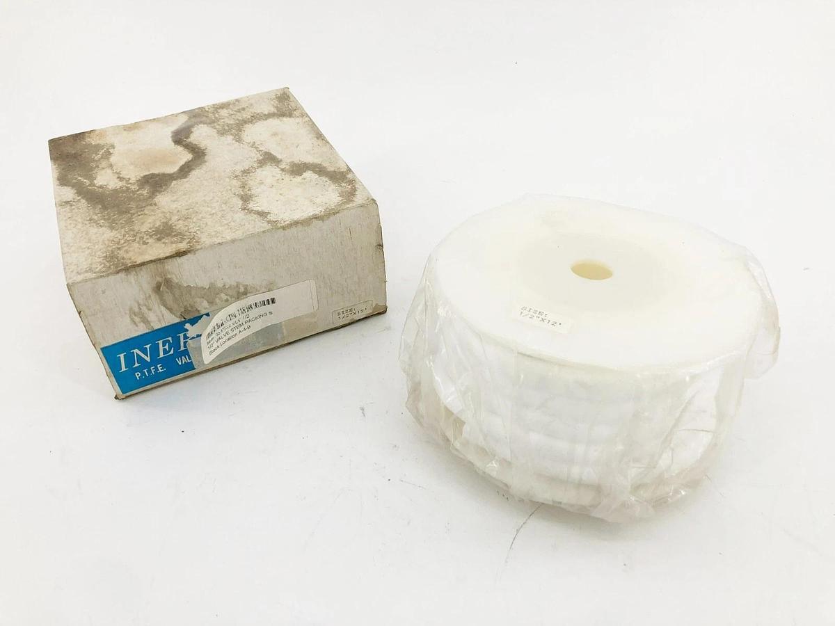 New Inertex PKG VLV 1/2 Valve Stem Packing PTFE 1" x 12'