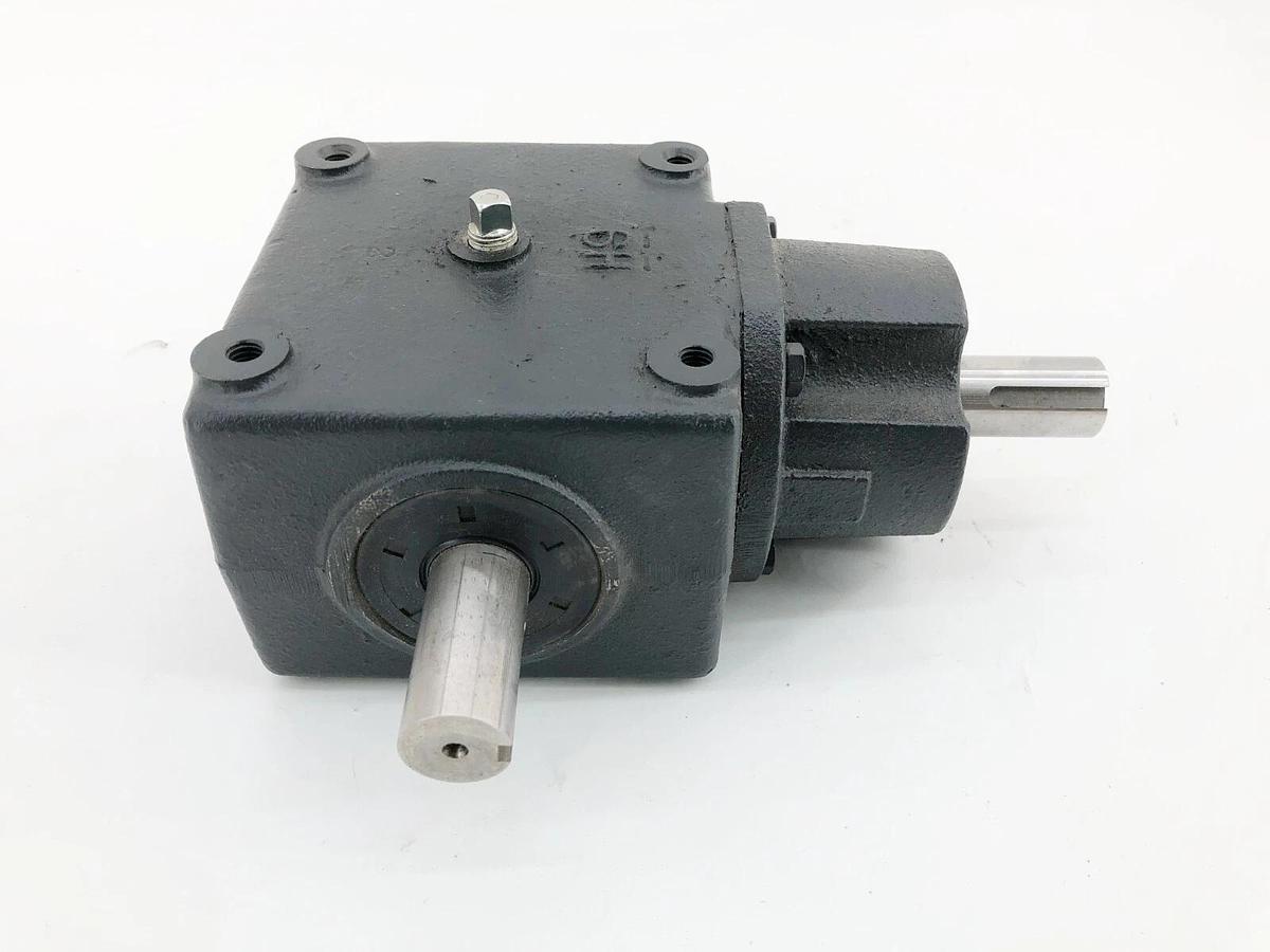 New Browning 9HB1-SN10 Bevel Gear Box Reducer 1:1 Ratio 1" Right Angle Shafts